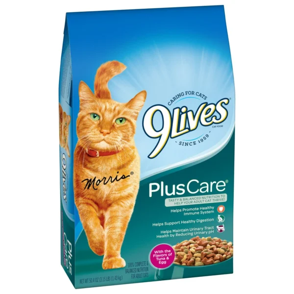 9Lives Plus Care Dry Cat Food, 3.15 lb. Bag - Image 8