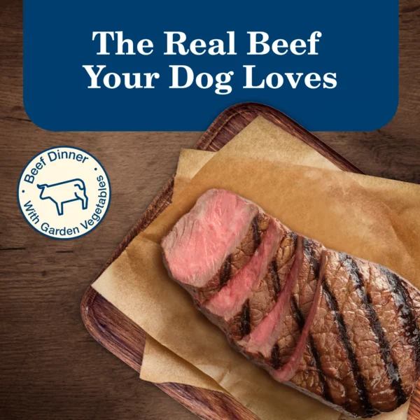 Blue Buffalo Homestyle Recipe Adult Wet Dog Food, Beef Dinner, 12.5-oz. Can - Image 7