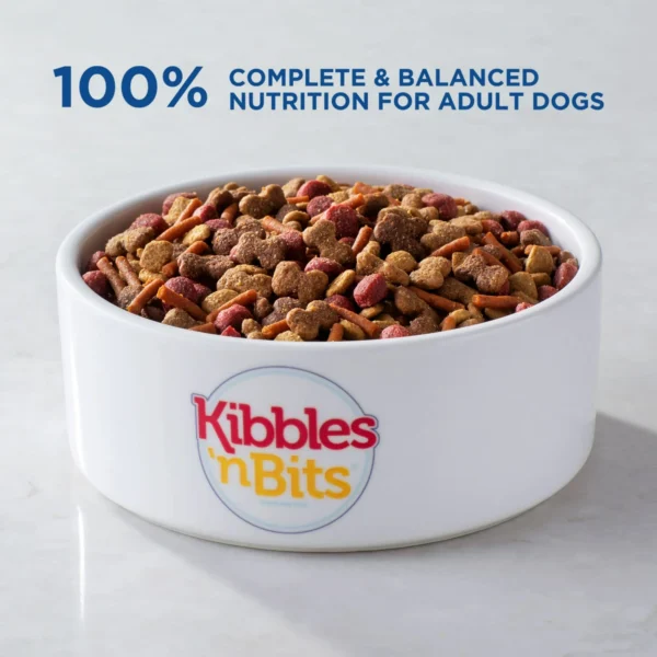 Kibbles ‘n Bits Mini Bits Small Breed Savory Beef & Chicken Flavors Dry Dog Food, 3.5 lb. Bag - Image 5