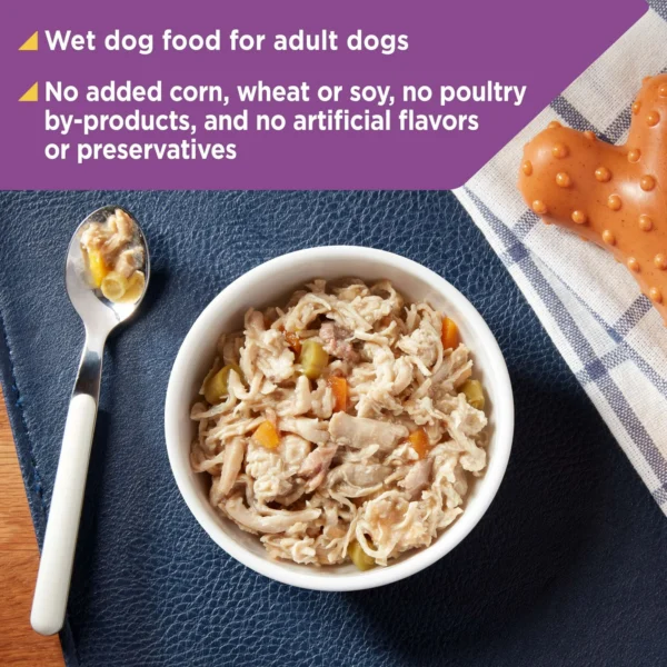 (4 pack) Nature’s Recipe Grain Free Chicken & Lamb Recipe in Savory Broth Wet Dog Food, 2.75 oz. Cup - Image 5