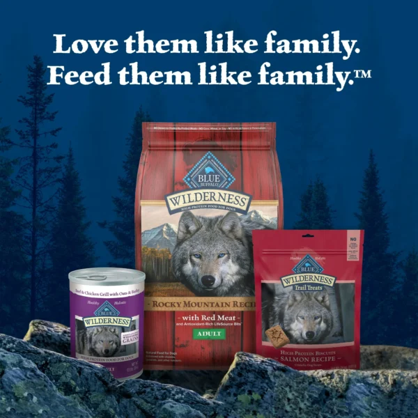 Blue Buffalo Wilderness Adult Wet Dog Food, Turkey & Chicken Grill, 12.5-oz. Can - Image 2