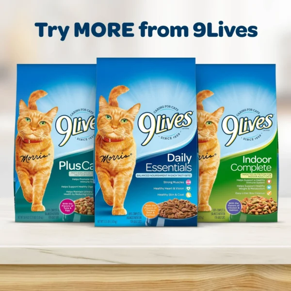 9Lives Plus Care Dry Cat Food, 3.15 lb. Bag - Image 4
