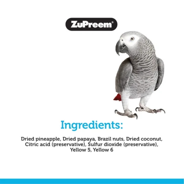 Zupreem® Real Rewards™ Tropical Mix Treats for Parrots & Conures 6 Ounces - Image 3