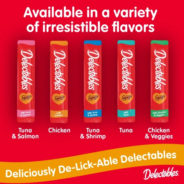 Hartz Delectables Squeeze Up Lickable Wet Cat Treats, Chicken, 2oz, 4 Pack - Image 3
