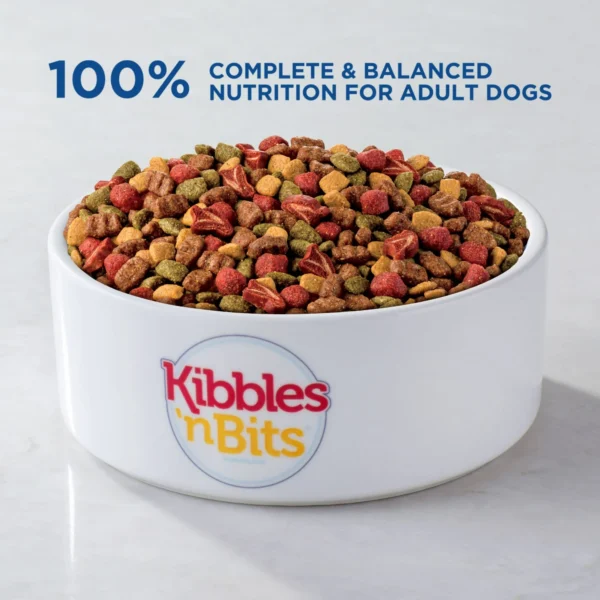 Kibbles ‘n Bits Bistro Mini Bits, Oven Roasted Beef, Veggies & Apple Dry Dog Food, 3.5 lb. Bag - Image 6