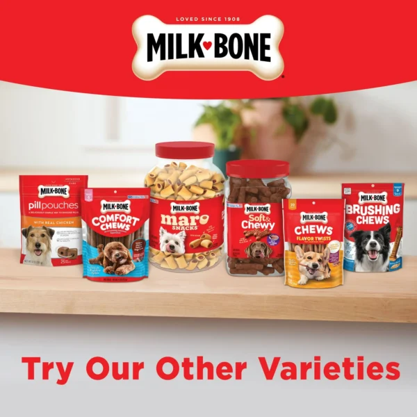 Milk-Bone Flavor Snacks Large Dog Biscuits, Flavored Crunchy Dog Treats, 60 oz. - Image 3