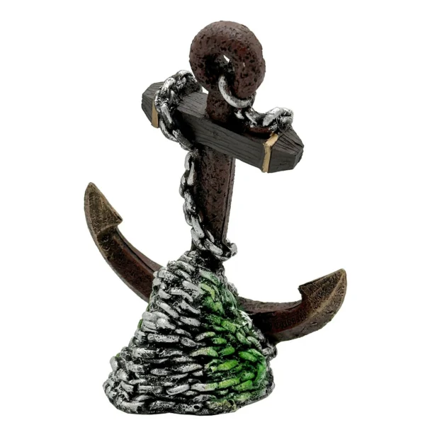 Aqua Culture Chain Anchor Aquarium Ornament - Bronze, Gold, Silver - Image 8