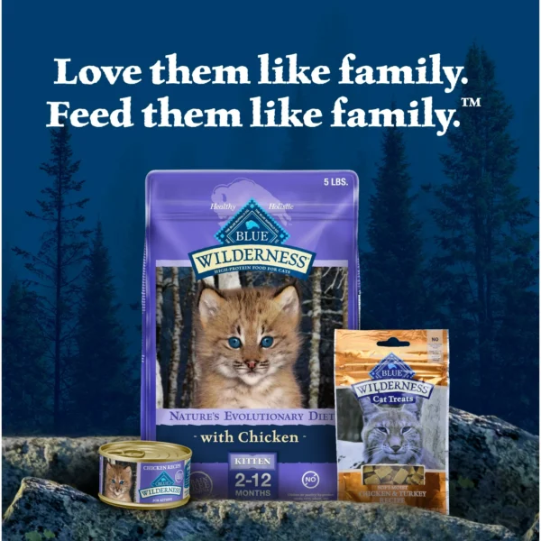 Blue Buffalo Wilderness Wet Kitten Food, Chicken & Salmon Variety Pack, 3-oz. (6 Count) - Image 5