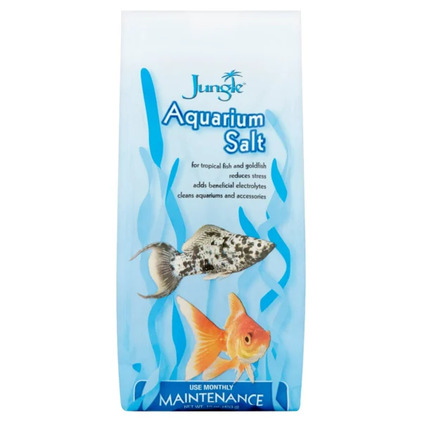 Jungle Aquarium Salt for Tropical Fish, and Goldfish 16 oz