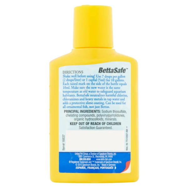 Tetra Betta Safe Fish Tank Water Conditioner, 1.69 oz - Image 3