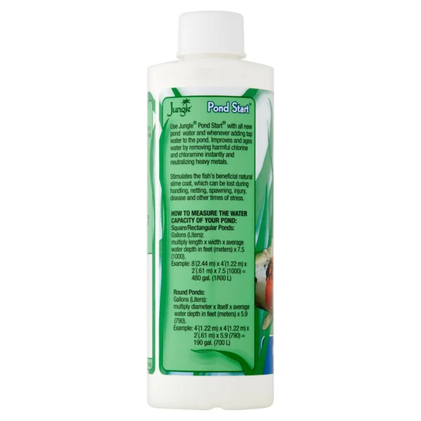 Jungle Pond Start, Pond Water Treatment Solution for Outdoor Ponds, 8 oz. - Image 4