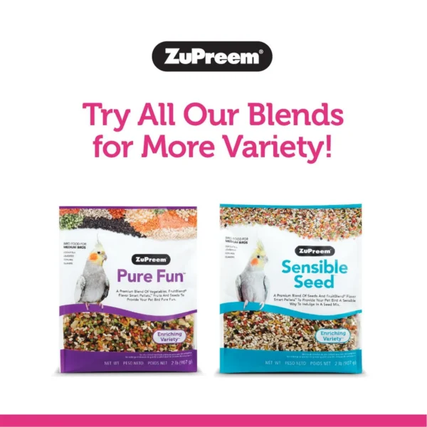 ZuPreem Bright Blends Daily Food for Medium to Large Birds - Image 2