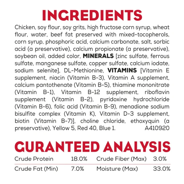 Purina Moist & Meaty Dry Dog Food, High Protein Real Chicken, 6 oz Pouch (12 Pack) - Image 6