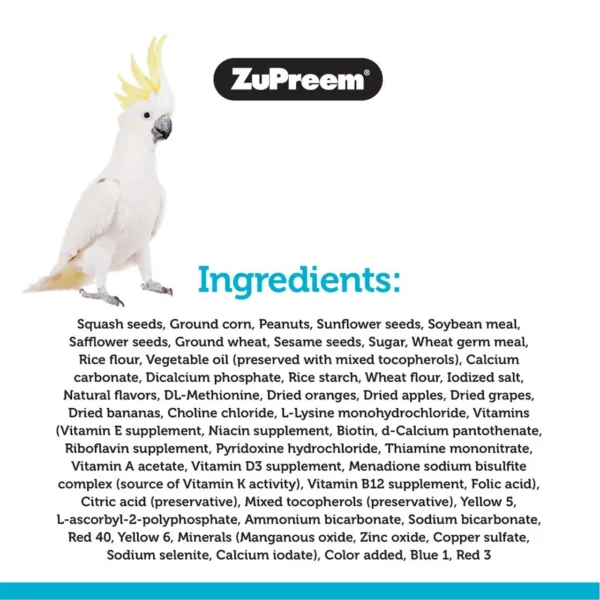 Zupreem® Sensible Seed® Bird Food for Large Birds 2 lb - Image 2