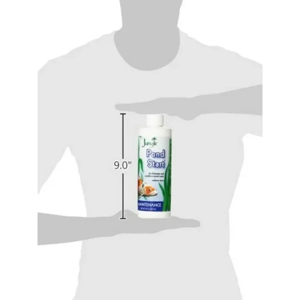 Jungle Pond Start, Pond Water Treatment Solution for Outdoor Ponds, 8 oz. - Image 2
